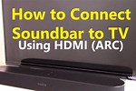 Sound Bar Using HDMI Arc