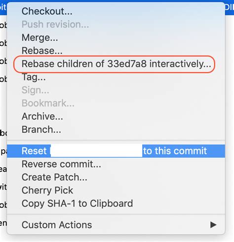 Sourcetree - undo unpushed commits