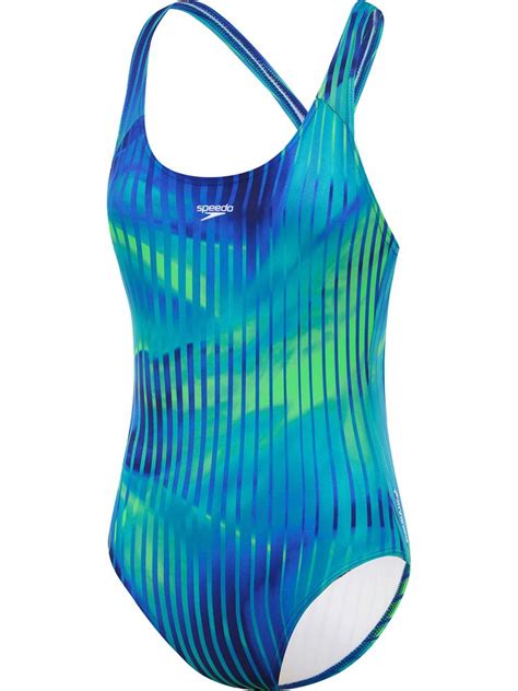 Speedo Axcelback Blue Hot Lava Catalog Photo
