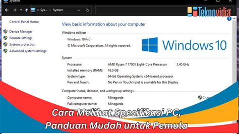 Spesifikasi PC