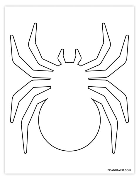 Spider Outline Printable