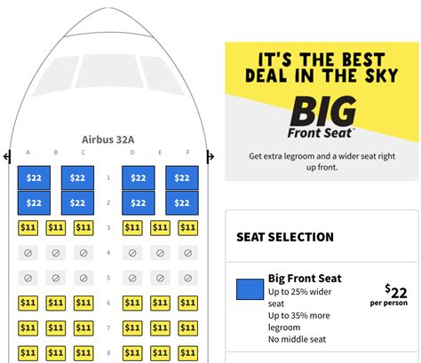 Spirit A320 Seating Chart