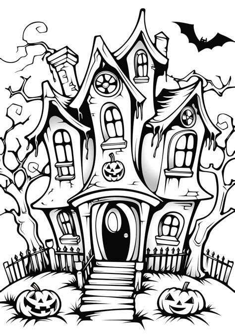Spooky Coloring Pages Printable