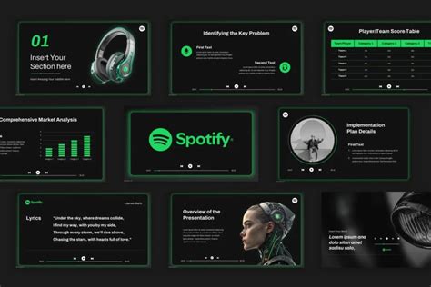 Spotify Template Google Slides