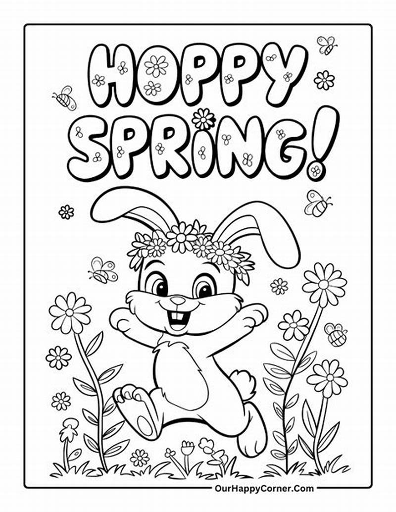 Spring Coloring Sheets