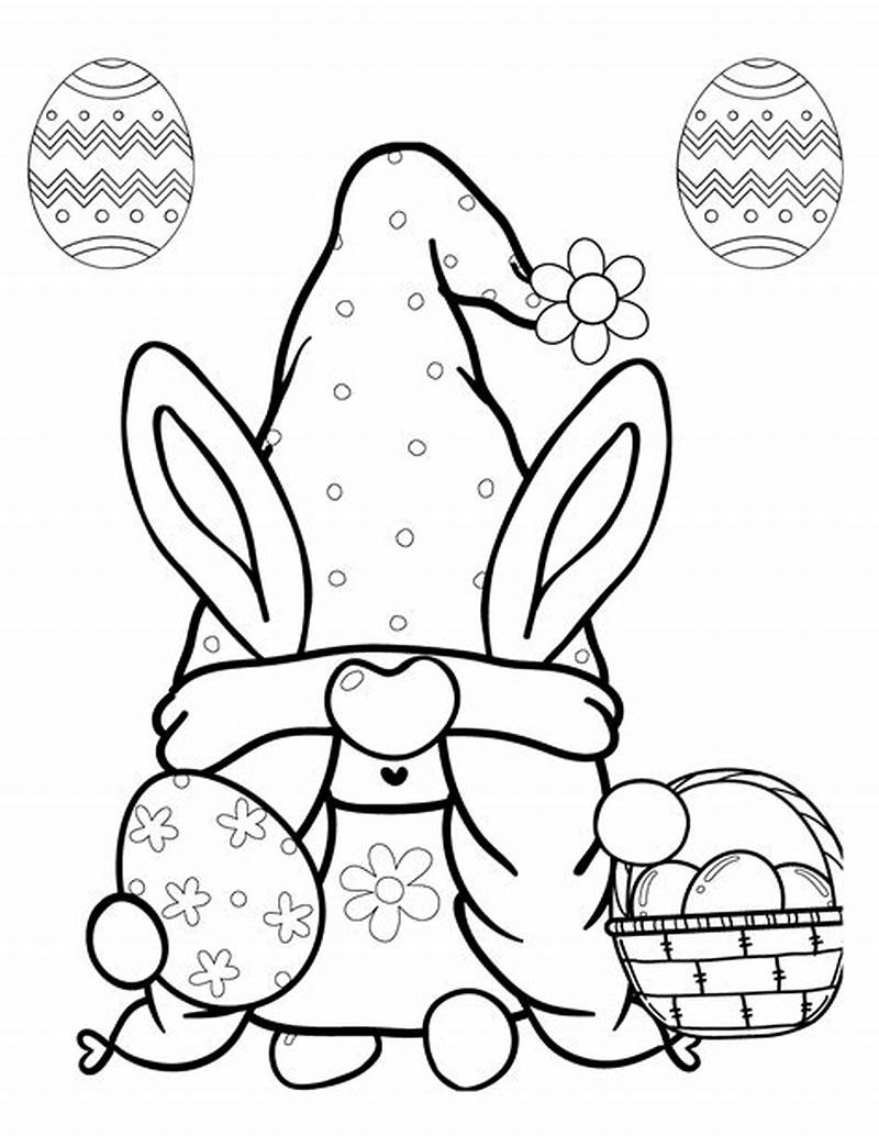 Spring Easter Coloring Pages