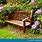 Spring Flowers Garden Bench