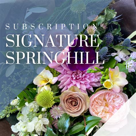 Springhill Flowers Catalog