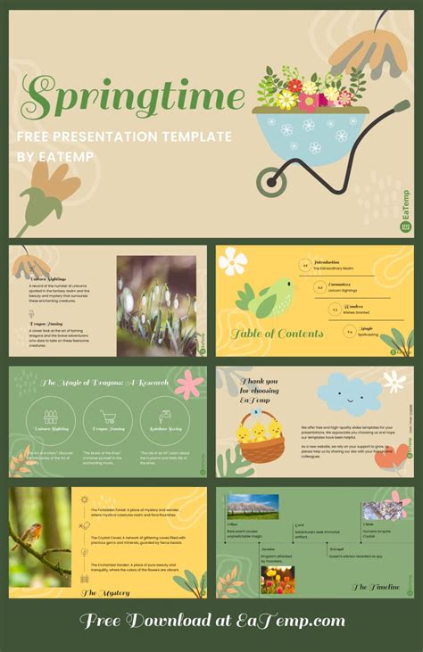 Springtime Powerpoint Templates