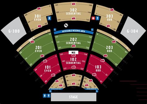 St. Augustine Amphitheatre Seating Chart