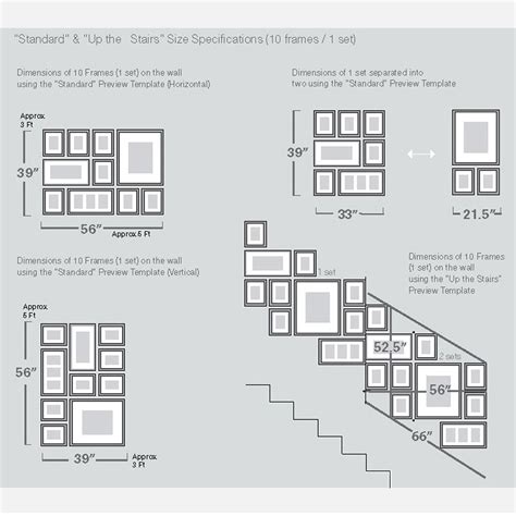 Staircase Wall Gallery Template