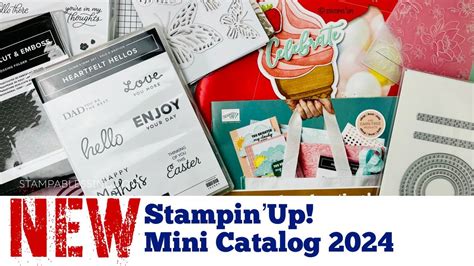 Stampin Up New Mini Catalog