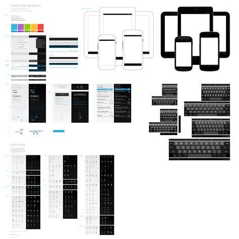 Standard Android menu icons for example refresh closed