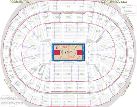 Staples Center Seating Chart Clippers