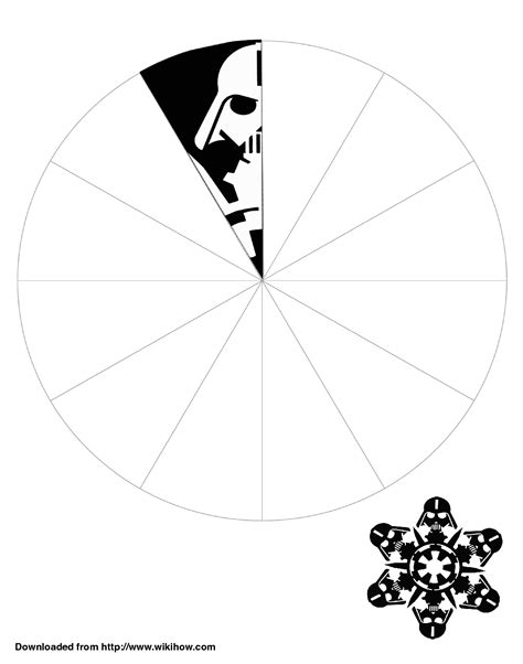 Star Wars Snowflake Template