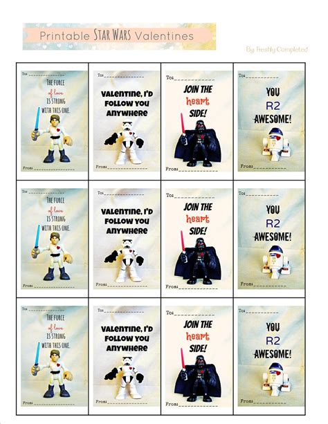 Star Wars Valentine Printable
