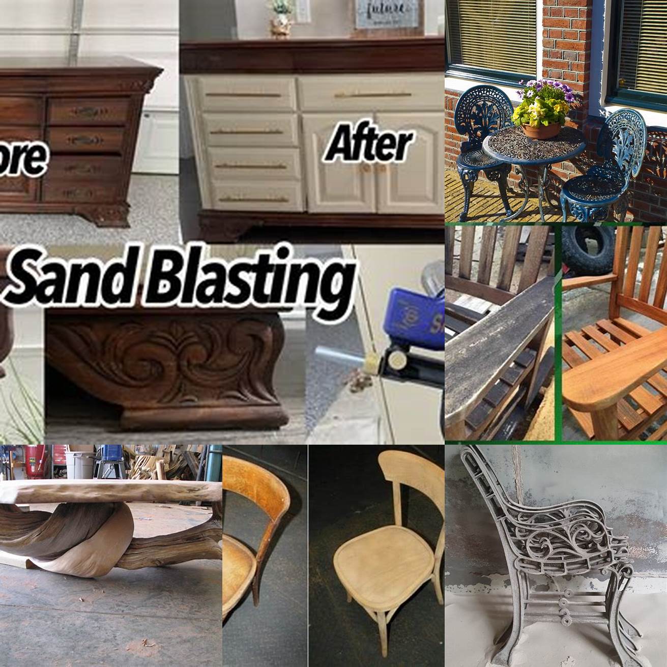 Start sandblasting