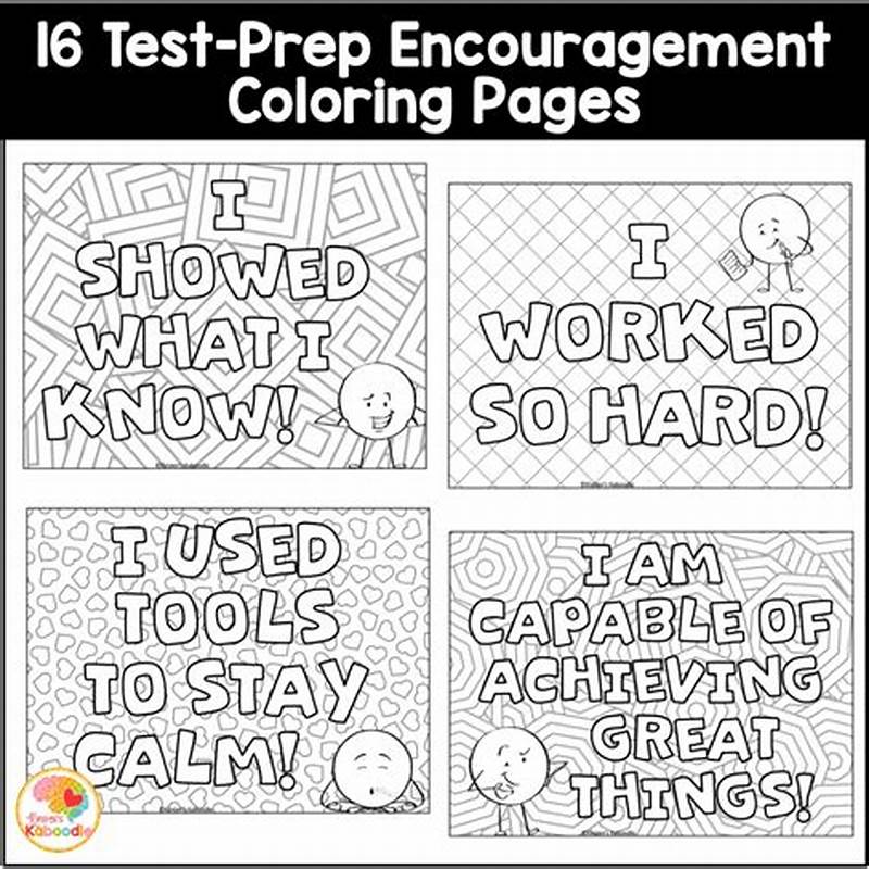 State Testing Coloring Pages