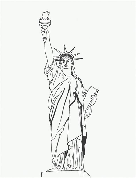 Statue Of Liberty Printable