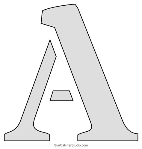 Stencil Templates For Letters
