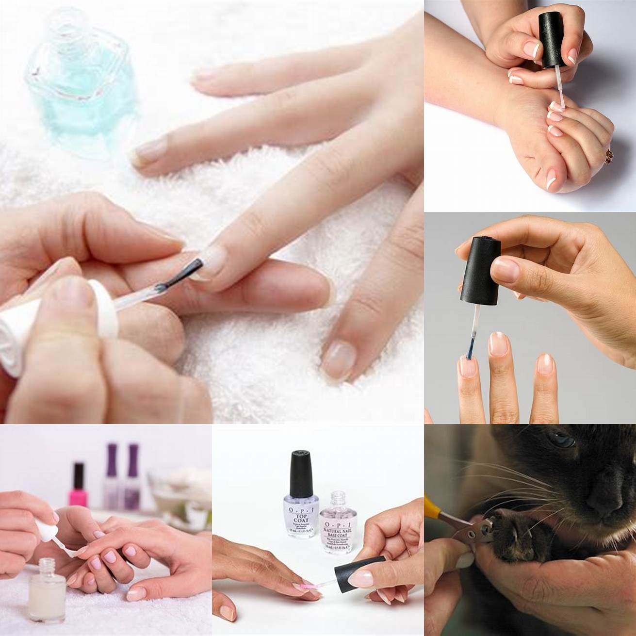Step 1 Apply a base coat to your nails and let it dry completely