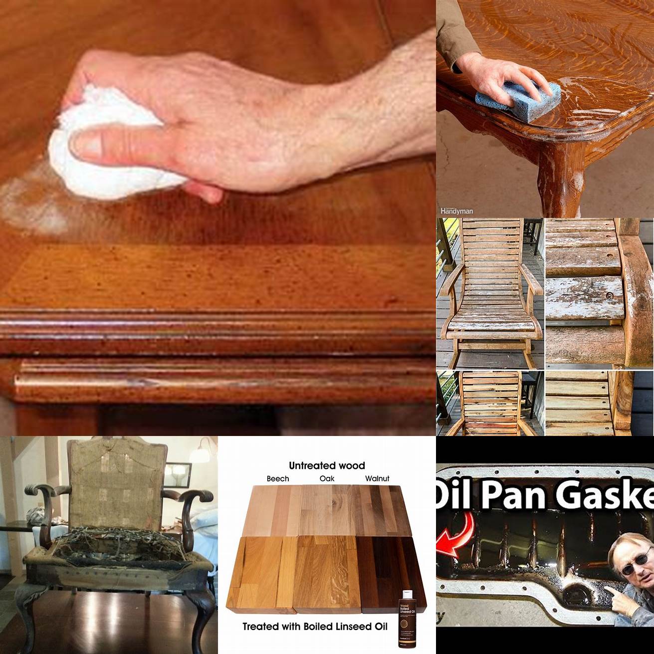 Step 10 Oil Furniture if You Notice Signs of Wear or Discoloration