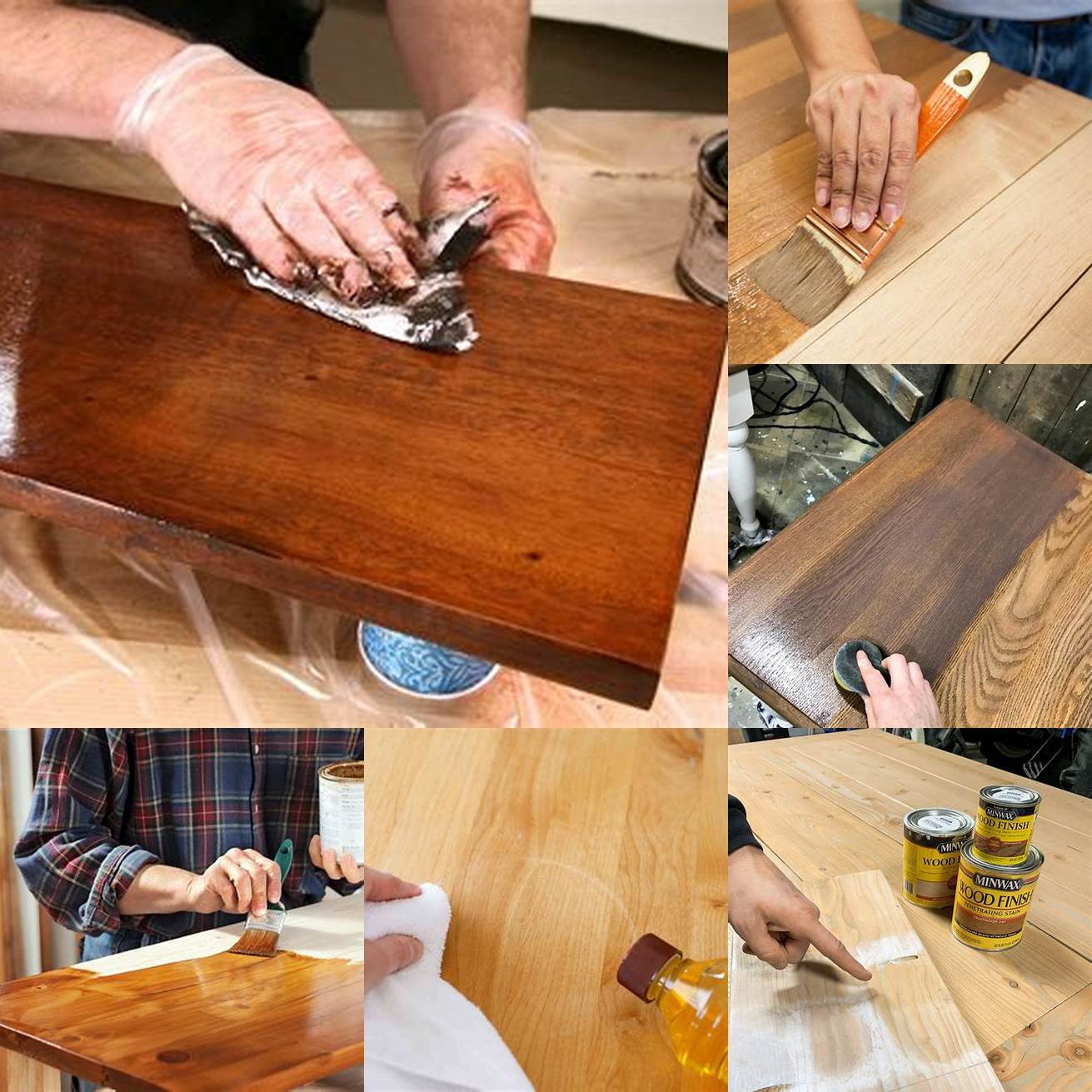 Step 4 Apply the Wood Stain