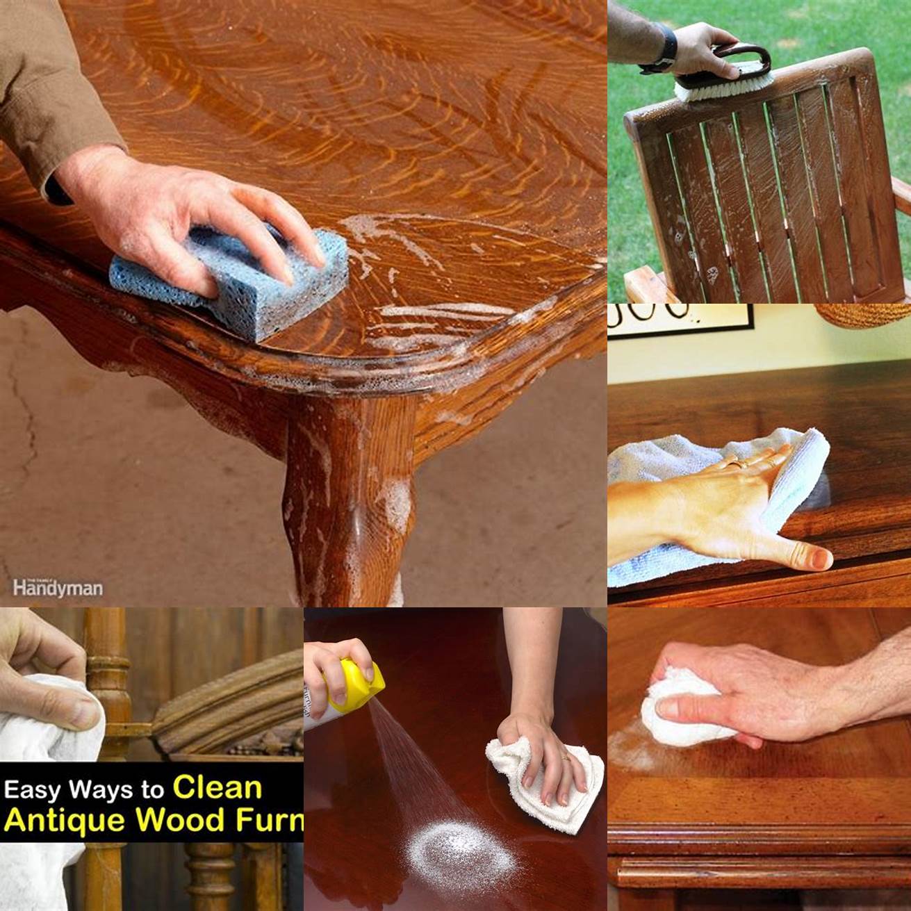 Step 8 Clean and Oil Furniture at Least Once a Year