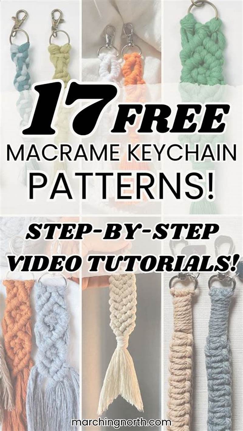 Step By Step Macrame Keychain Pattern