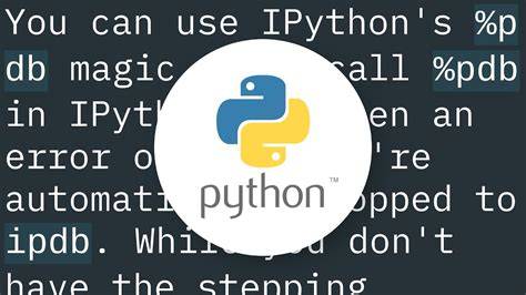 Step-by-step debugging with IPython