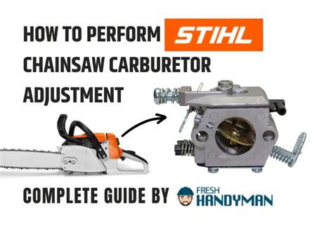Stihl Carburetor Adjustment Chart