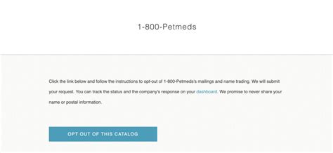 Stop Catalogs From Being Sent