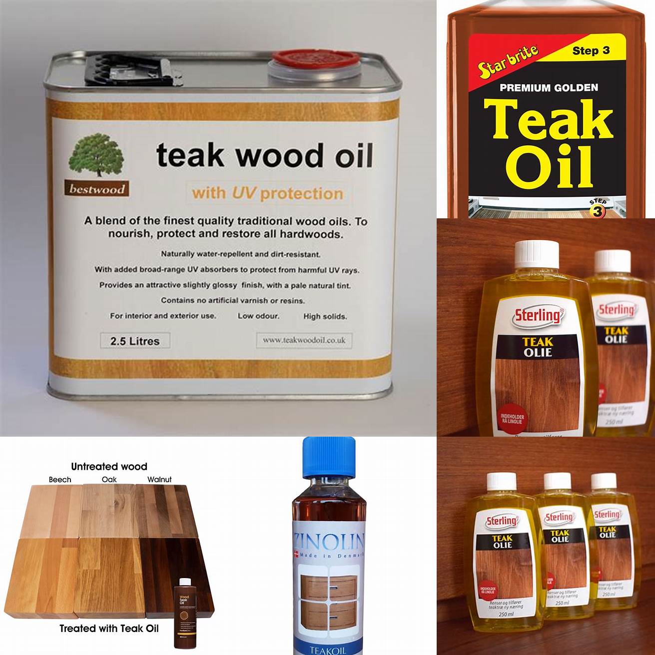 Storage of Natural Teak Furniture Oil