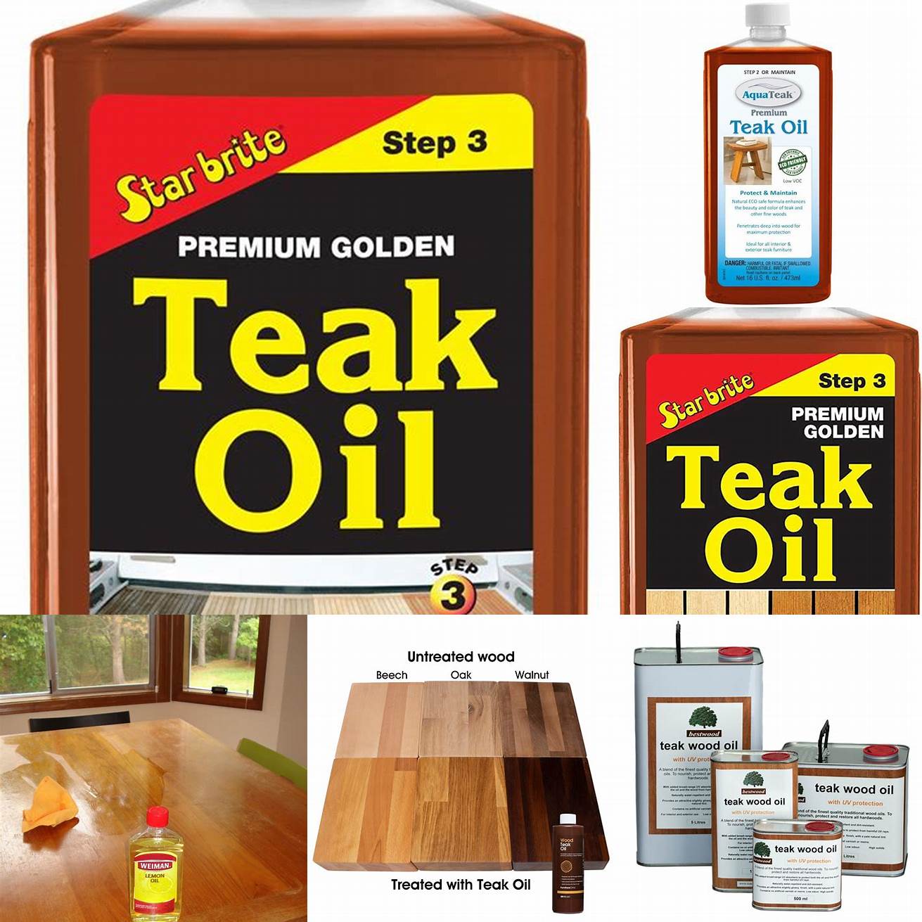 Store teak oil in a cool dry place