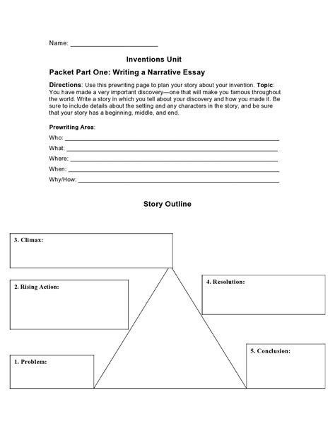 Story Template Writing