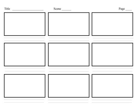 Storyboard Animation Template