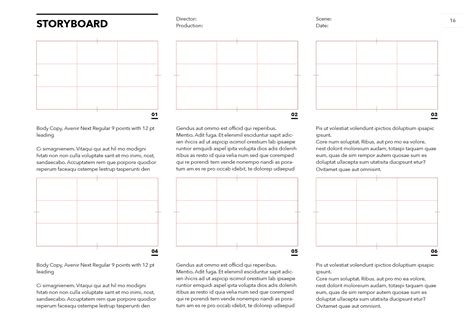 Storyboard Template 16 9