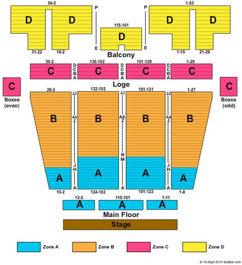 Stranahan Toledo Seating Chart