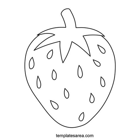 Strawberry Printable Template