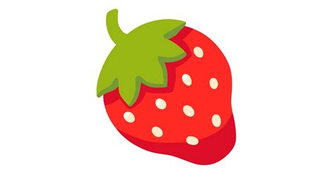 Strawberry emoji