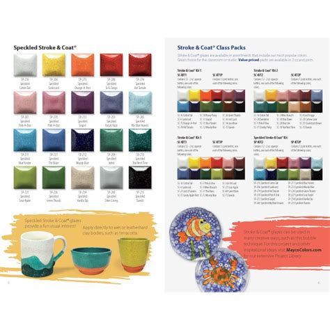 Stroke And Coat Glaze Color Chart