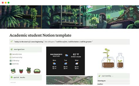 Student Notion Templates