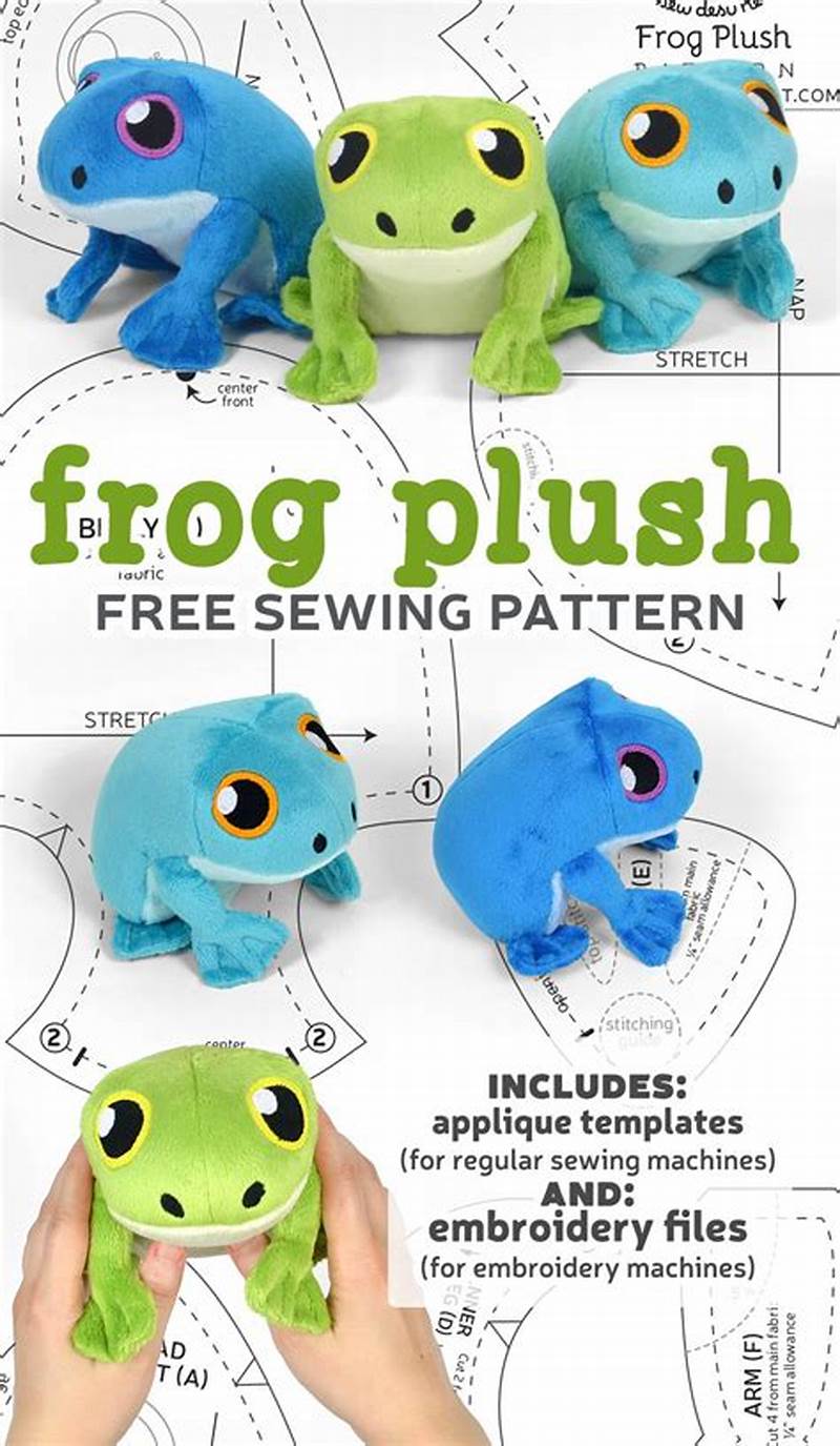Stuffed Frog Pattern