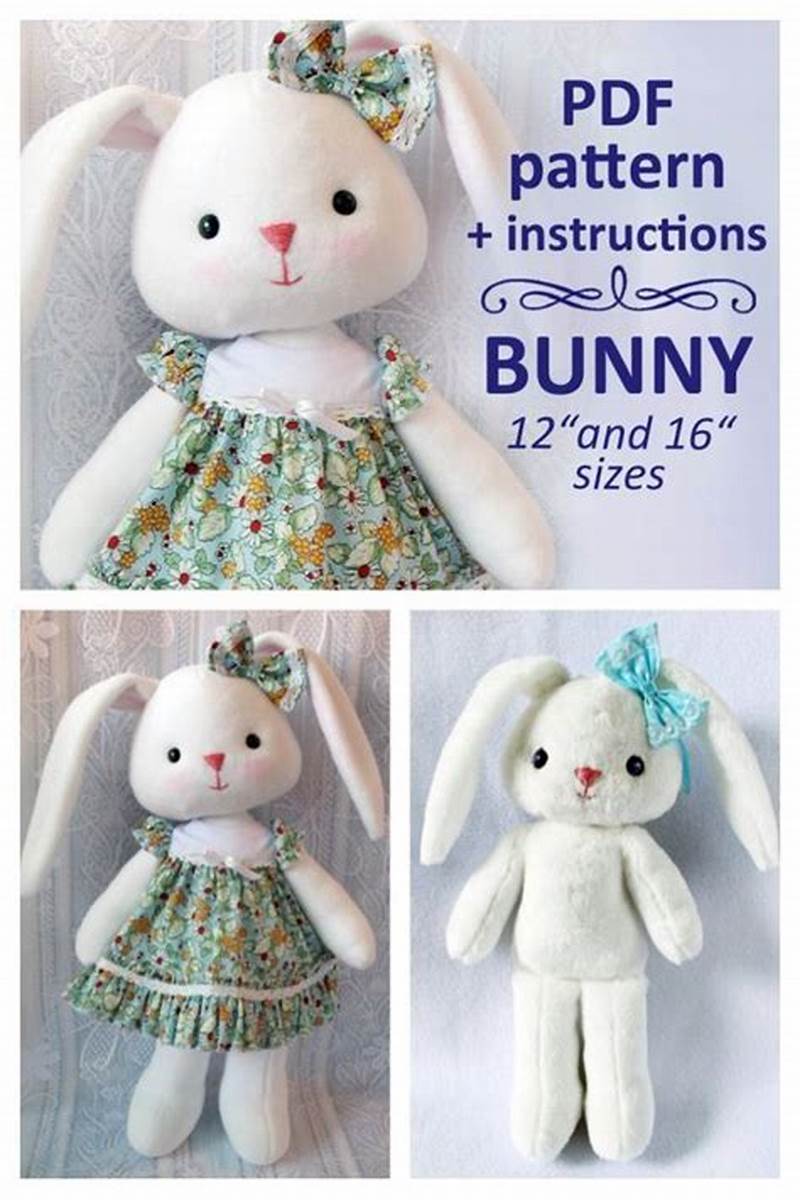 Stuffed Rabbit Pattern