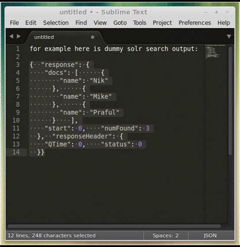 Sublime Text - JSON formatter shortcut