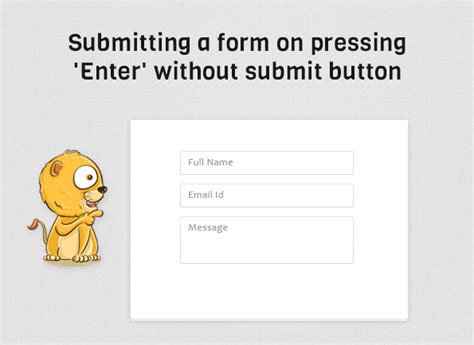Submitting a form on Enter with jQuery