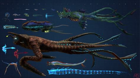 Subnautica Creature Size Chart