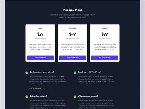 Subscription Based Website Template