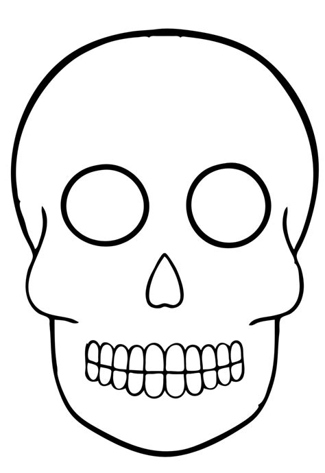 Sugar Skull Printable Template