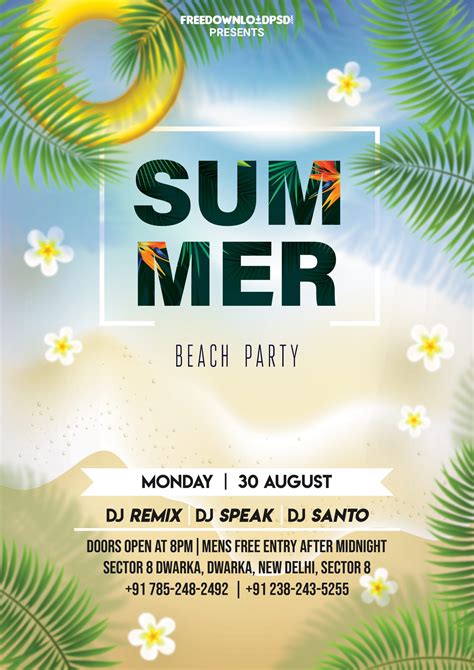 Summer Flyer Template